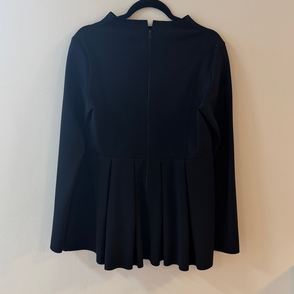 NWT - Maria Pinto Top Large Black Peplum Fit Flare New listing for Red M